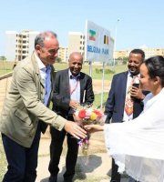 Belgium Ambassador to Ethiopia, HE Stefaan This paid a visit in Mekelle University.